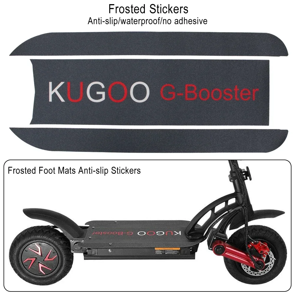 Frosted Foot Sticker for Kugoo G-booster Electric Scooter Anti-Slip Deck Sticker Foot Pad Kickscooter Parts Accessories