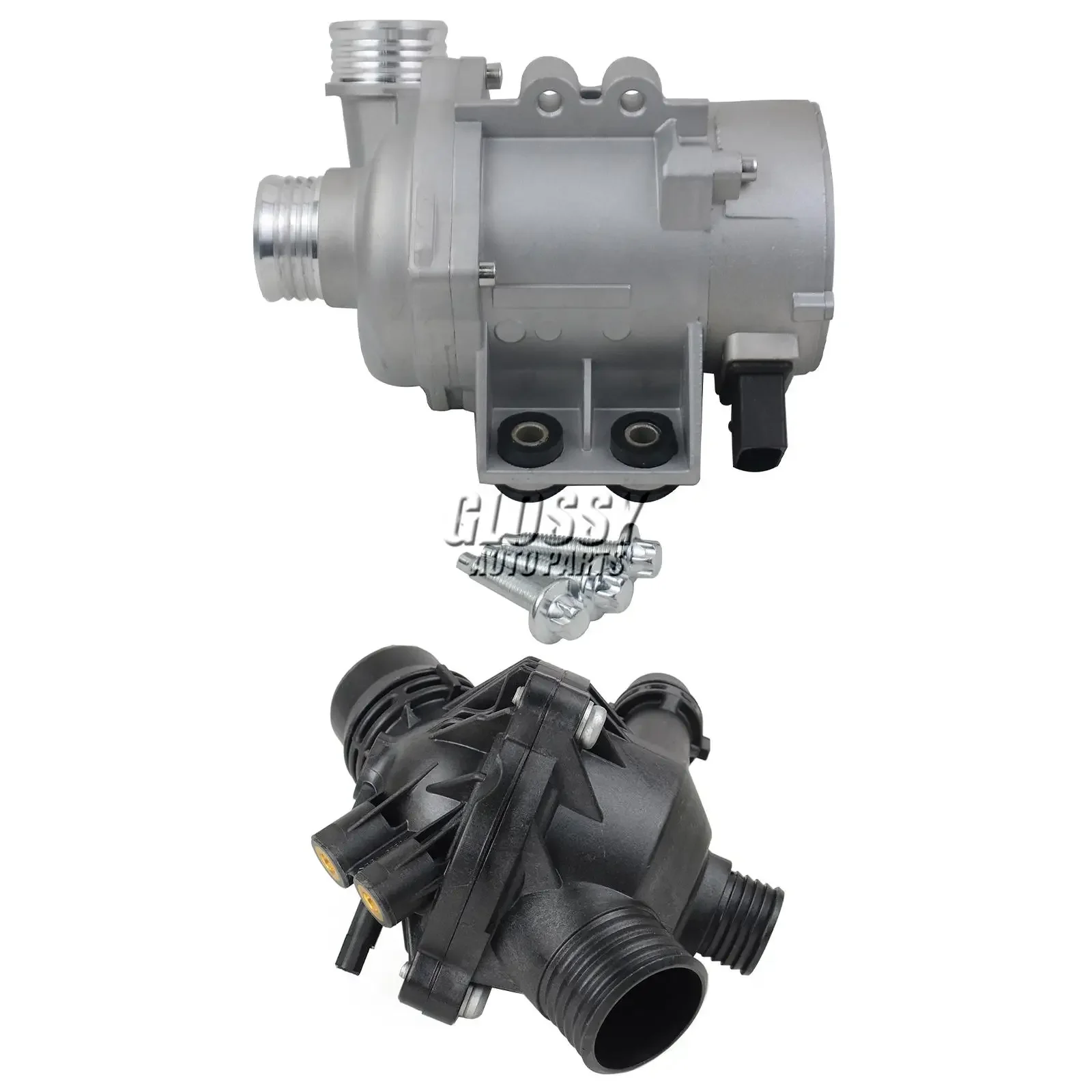 AP03 مضخة مياه كهربائية جديدة + مجموعة ترموستات N52 N53 N54 لسيارات BMW 128i 325i 328i 330i 525i 528i 530i X1 X3 X5 Z4 11517546994
