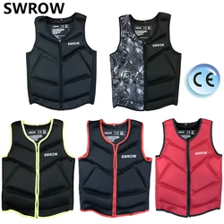 SWROW Neoprene Life Jacket Adult Child Buoyancy Vest Water Sports Swimming Rowing Rafting Fishing Surf Kayak Life Jacket 2022