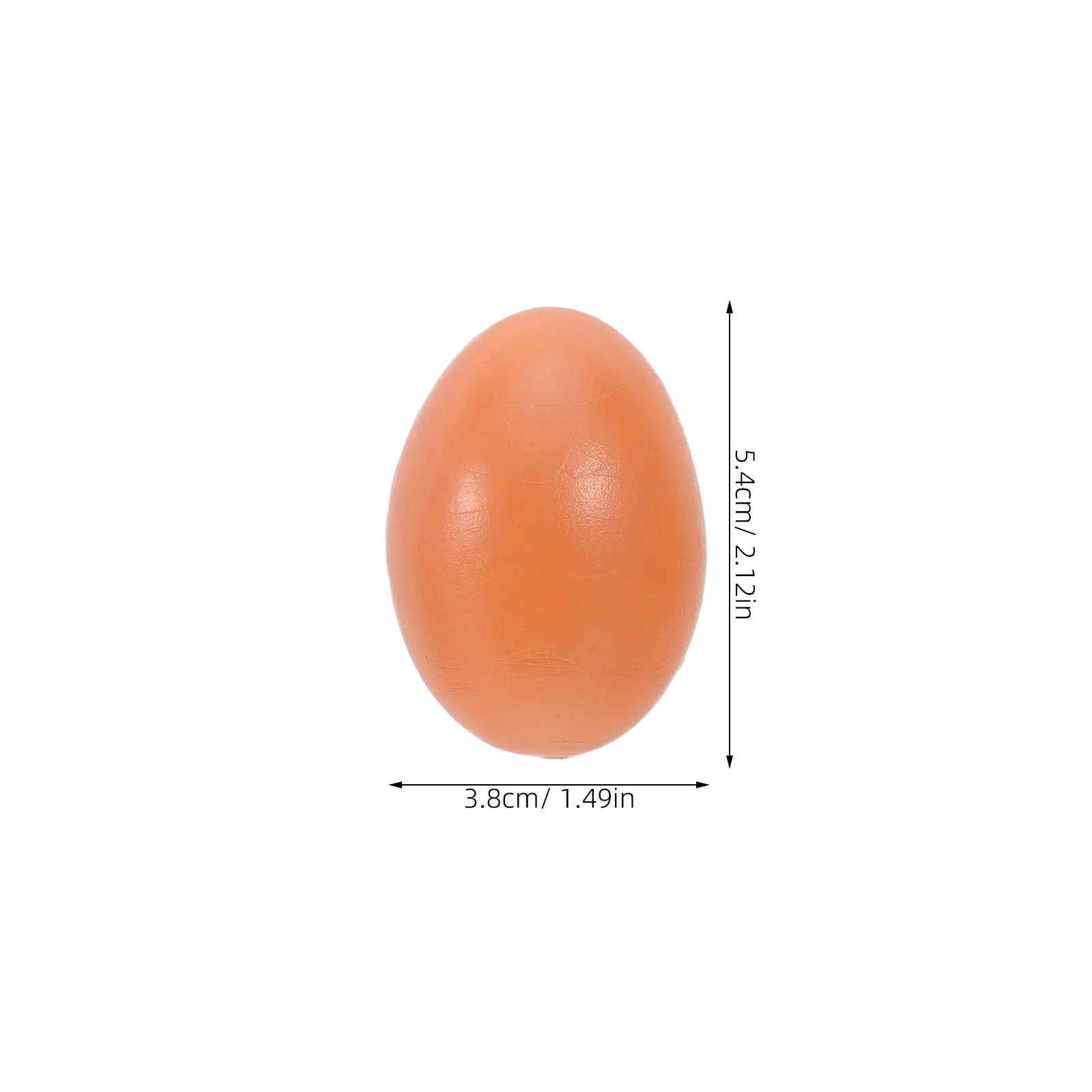 ไข่อีสเตอร์เพ้นท์สี 6 ชิ้น ไข่พลาสติกเรียบสำหรับงานฝีมือ ของตกแต่งงานประดิษฐ์ ของตกแต่งงานปาร์ตี้ ของตกแต่งบ้าน