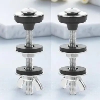 

1Pair Rust Proof Stainless Steel Toilet Seats Replacement Bolts Screws Kit High Strength Smooth Surface for Secure Seat Cover