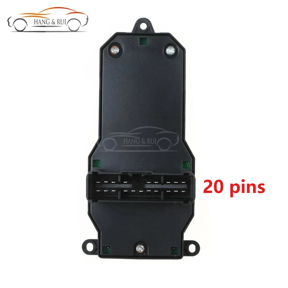 Botão Interruptor de Controle Principal Elétrico do Vidro 35750-S9A-G042A com 20 Pinos para Honda CR-V 2002 2003 2004 2005 2006