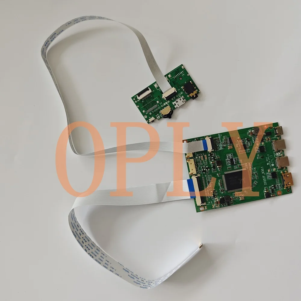 

Плата драйвера 2 TYPE C Mini HDMI-совместимая для NE156QHM LP156QHG NE156QHM-N61 15,6 дюйма, 2560 × 1440, комплект светодиодной панели EDP, сделай сам