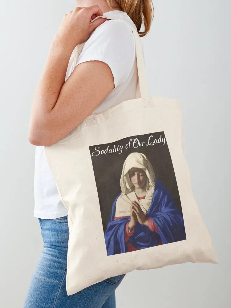 

Sodality of Our Lady Tote Bag bags luxury women shoping bag Canvas bag for women