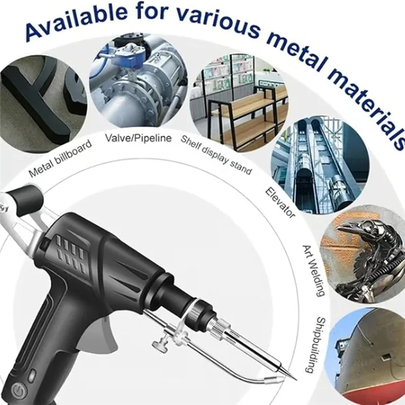 A84E-Rectionrae Internally Heated Industrial Welding Tools, Rectionrae Welder Set, Multi-Function Soldering Iron US Plug
