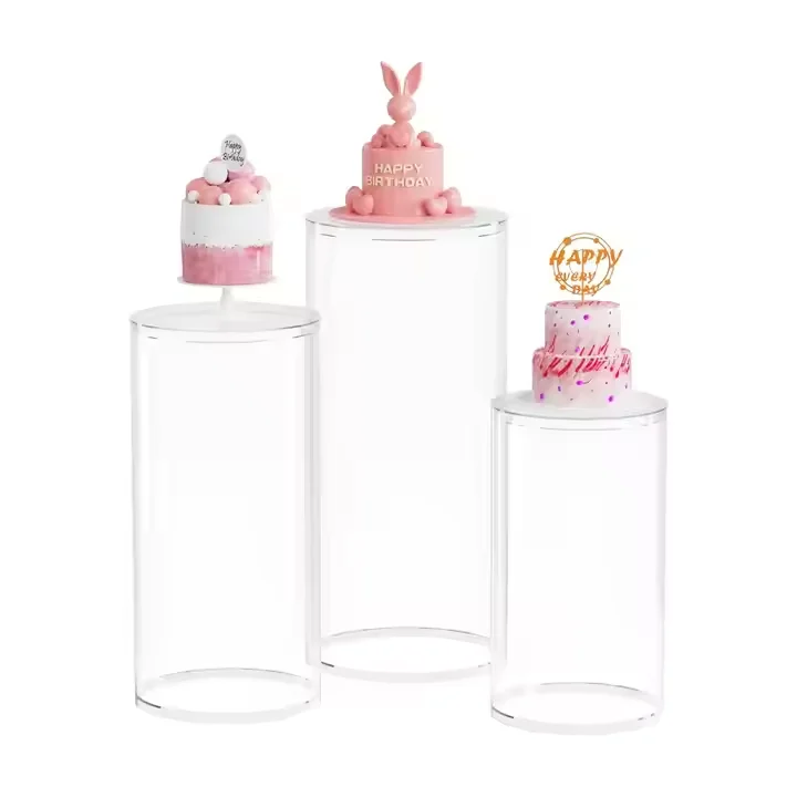 Wedding Acrylic Cake Display Cabinet ofFairy Theme Birthday Decorations