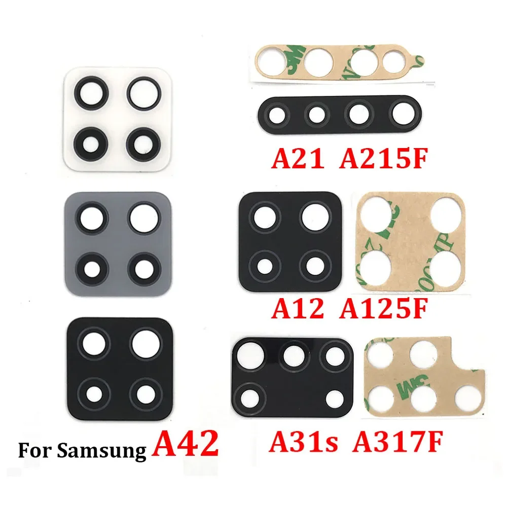 Replacement For Samsung A10 A20 A30 A40 A50 A70 A80 A42 A12 A21 A31S Rear Back Camea Lens Glass With Adhesive