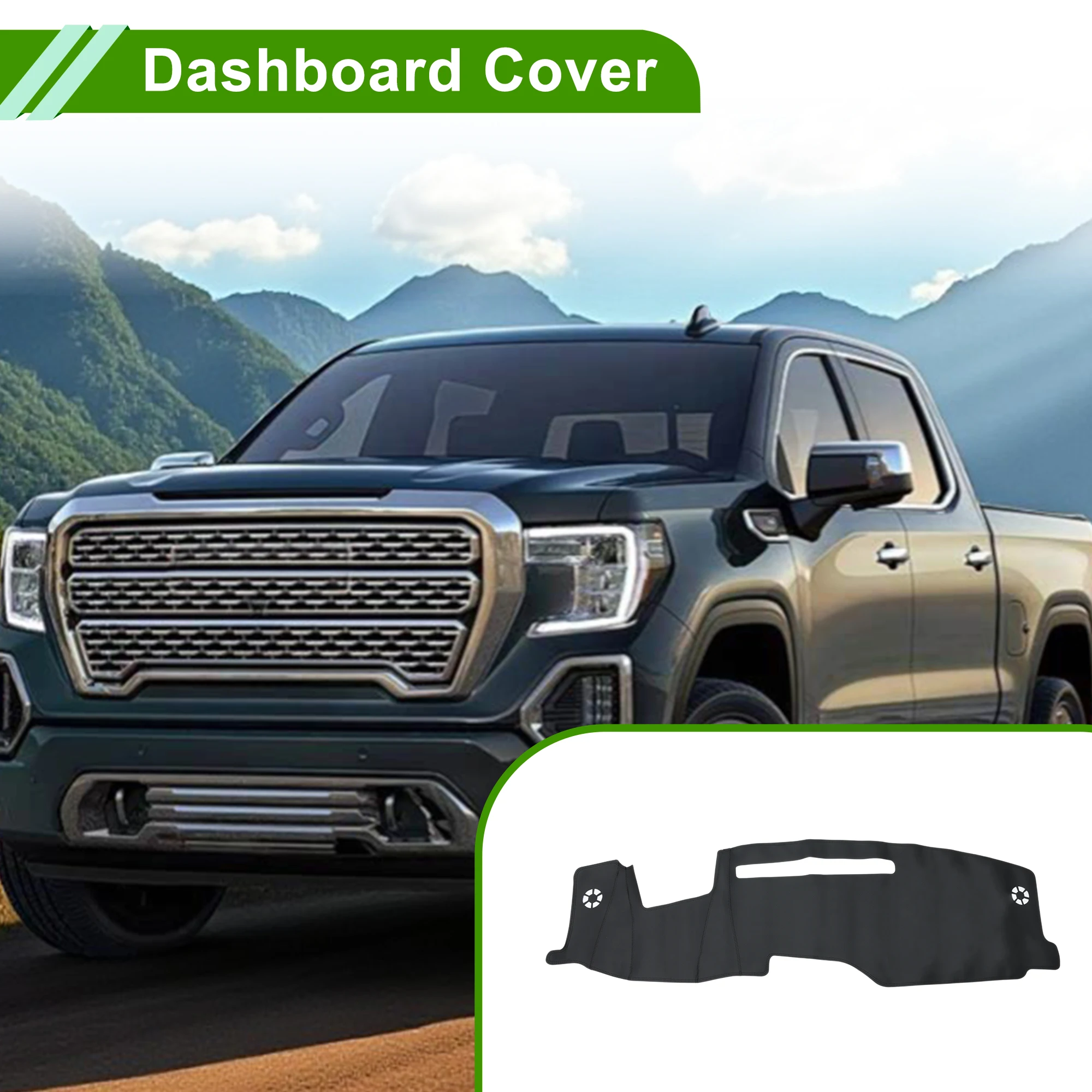 

Чехол на приборную панель UXCELL для Chevrolet Silverado 2022-2025, черный, 1 шт.