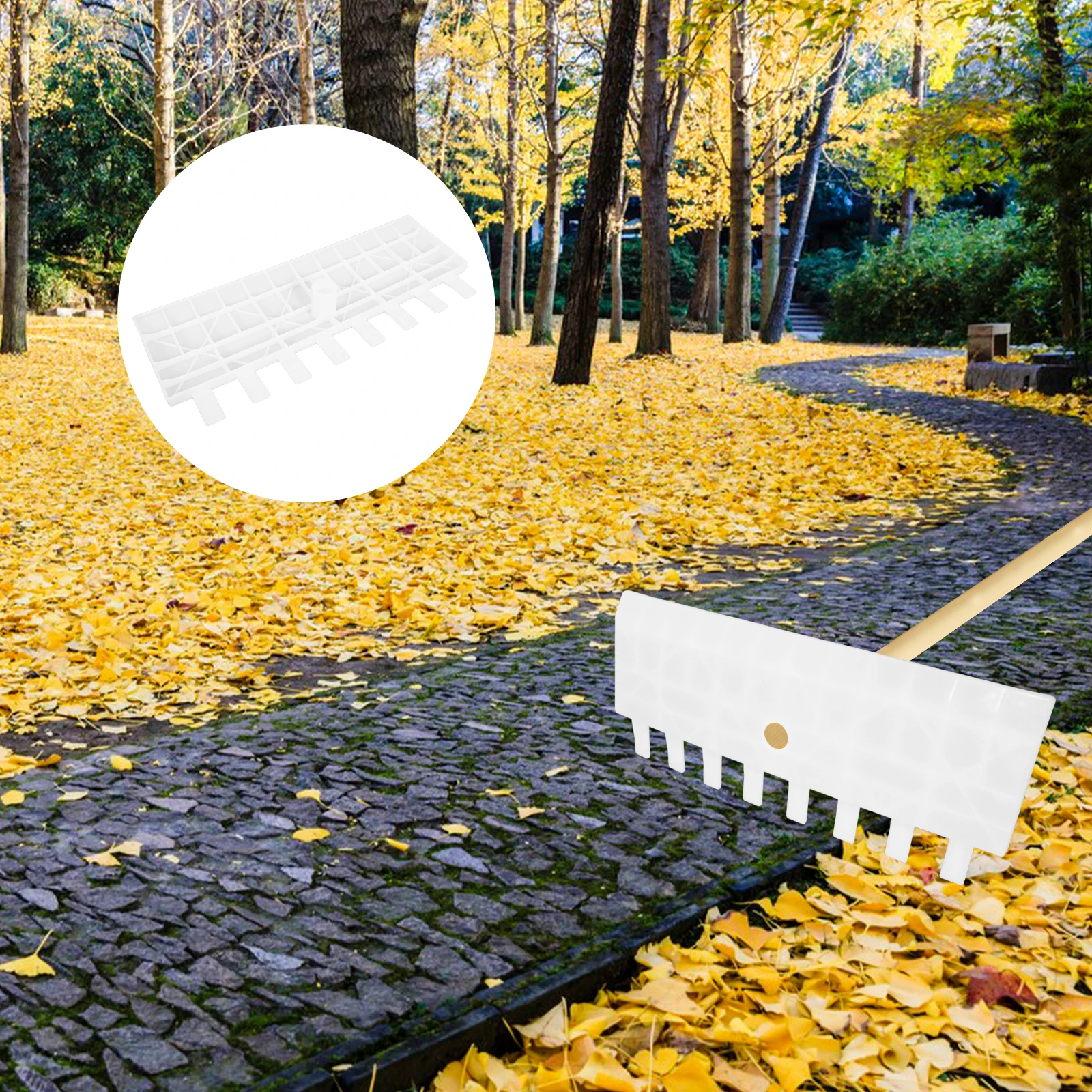 

Plastic Rake Head H Rakes for Leaves Yard Gardening Collector Leaf Scoops Sturdy Ergonomic Lawn Tools Petals Debris Cleaning