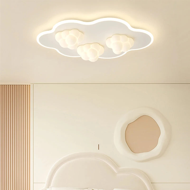 

Modern Minimalist Led Living Room Ceiling Light Cream Fengyun Warm Children's Bedroom Dining Room Lamp Home Indoor Lighting Lamp
