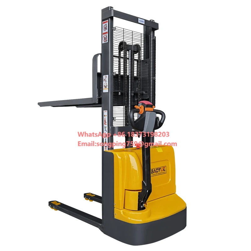 

Full Electric Pallet Truck Stacker Forklift 2t 1.6-3.5 Meter