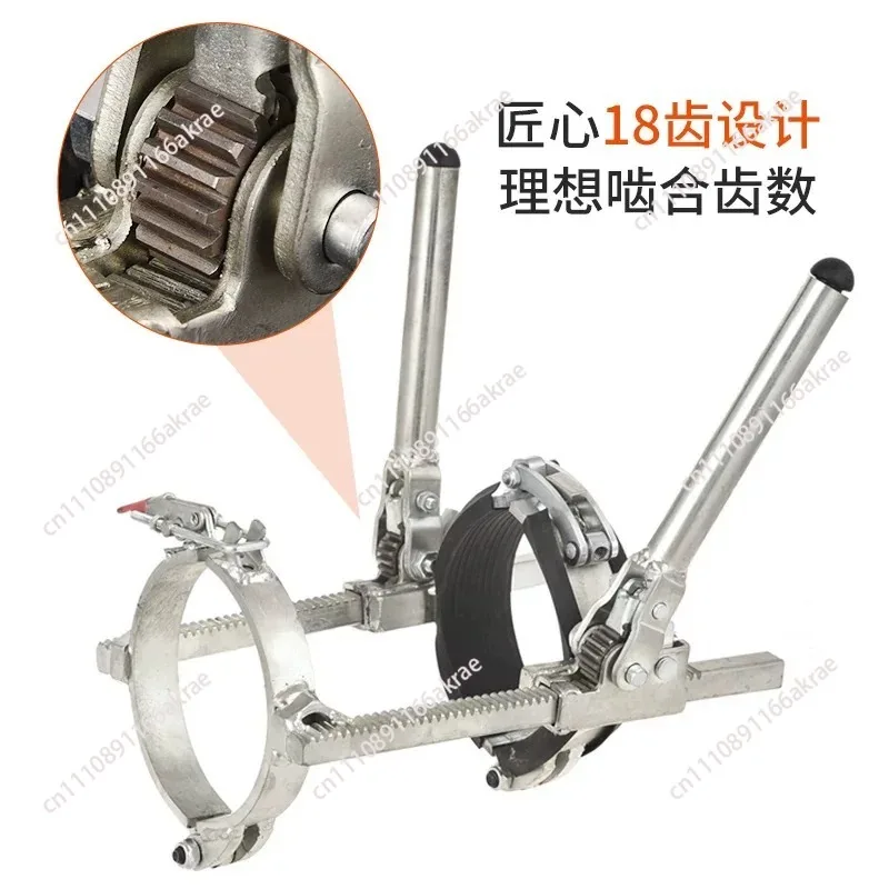 for PP straight pipe flexible socket pp silent drain pipe docking fastener