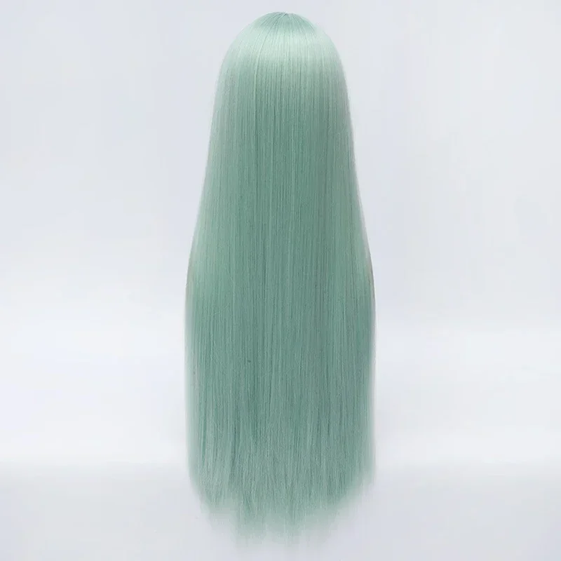 شعر مستعار تأثيري طويل مستقيم ، الخطايا السبع المميتة ، إليزابيت ليونيس ، أنيمي ، أخضر ، حفلة ، كرنفال ، شعر اصطناعي #4