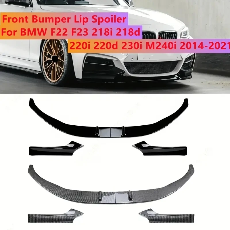 

Car Front Bumper Splitter Lip Diffuser For BMW 2 Series F22 F23 220i 220d 230i M240i M Sport 2015-2019