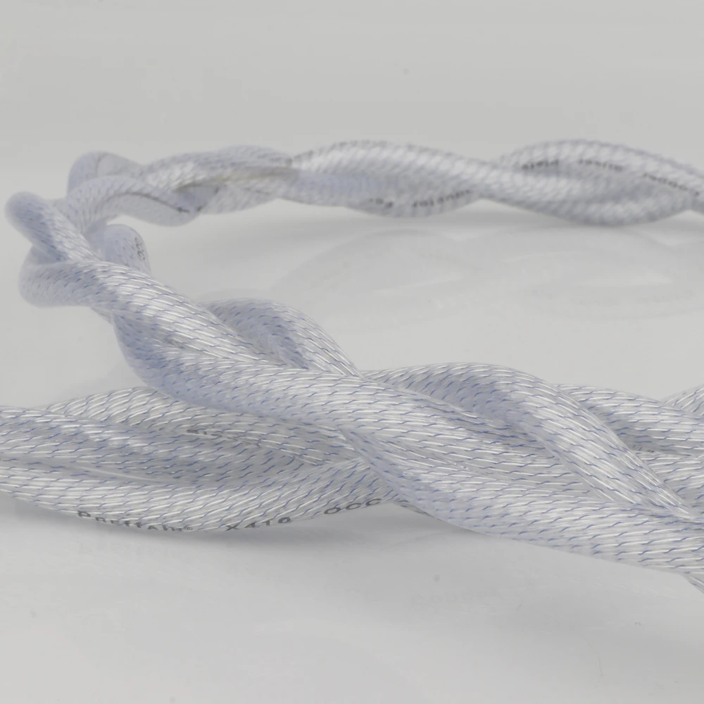 OCC Silver plated Audiophile US AC Audiophile audio amplifier DAC filter HIFI silver Power cable Pure Copper hifi US Power Plug