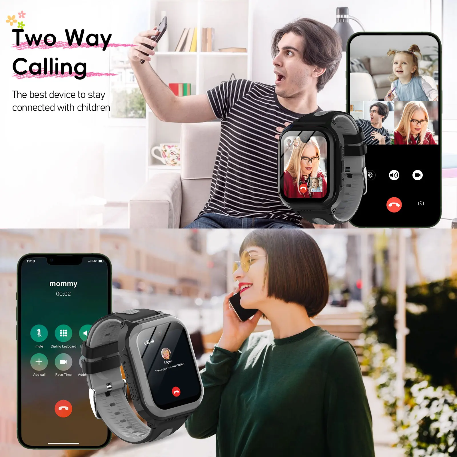 Wonlex 4G Bambini Astuto Della Vigilanza GPS WiFi Telecamera Monitor Tracker Orologio Del Telefono KT31-X2 Videochiamata SOS IP67 Impermeabile Kid Smartwatch