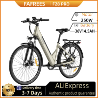 FAFREES F28 Pro 27.5'' Step-through City Electric Bike 25Km/h 250W Brushless Motor 36V14.5Ah Embedded Removable Battery E-Bike