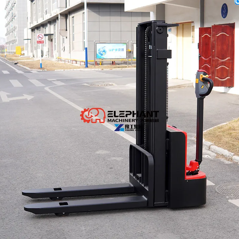 

Self Climbing 6 Meter Hand Mini Counterbalance Electric Walkie Pallet Truck Lift Stacker 3 Ton
