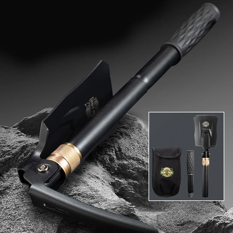 

Outdoor Portable EDC Manganese Steel Engineer Shovel Detachable Multifunctional Camping Hoe/shovel Car Emergency Tool