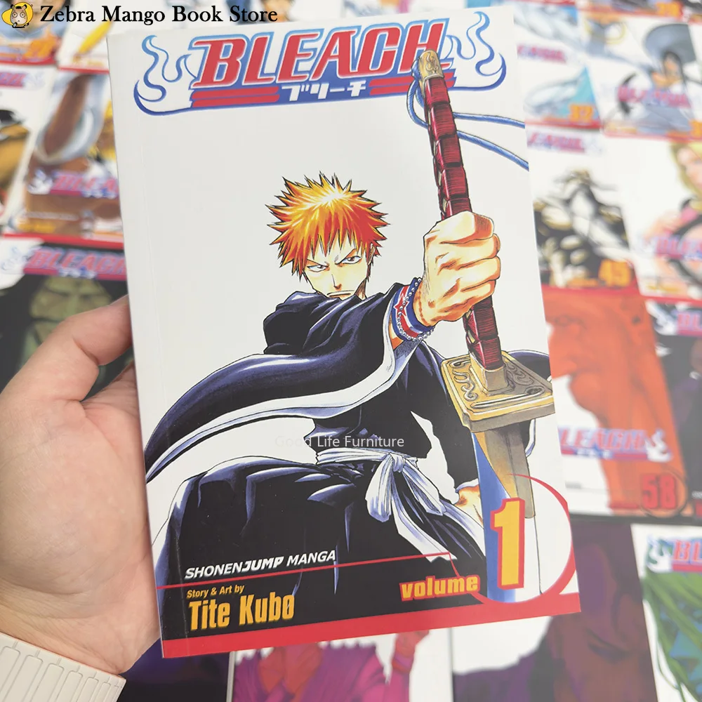 Volume 1 Realm Bleach Comic Book Kubo Taito BLEAC Japanese Hot Blood Fantasy Science Mystery Suspense Manga Comic Book English