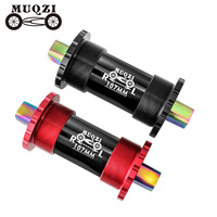 MUQZI Titanium Alloy Bottom Bracket BB68 103 107 110 113 119 122mm Ceramics Square Taper Bottom Bracket 68mm