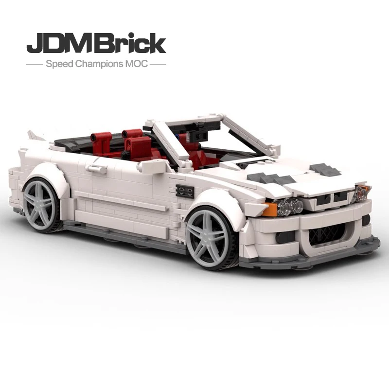 

MOC-49496 Children's Car Combination Building Block DIY Small Particle Brick Toy Cool Sports Car Model Speed Champion Car Gift