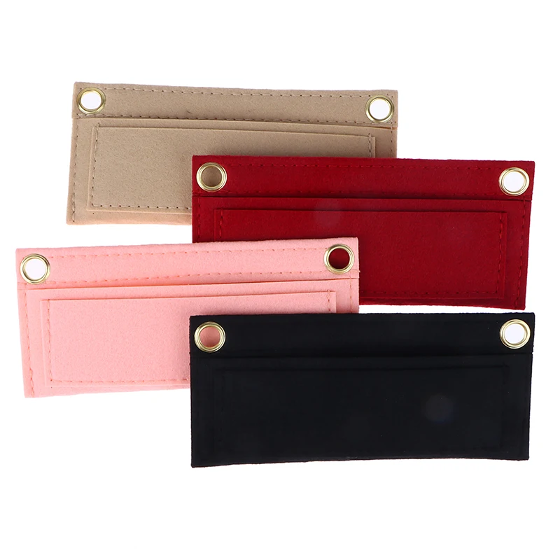 1Pc Felt Wallet Bag Liner Card Package Internal Layer Retrofitted Crossbody Bag Inner Container Organzier Bag Accessories