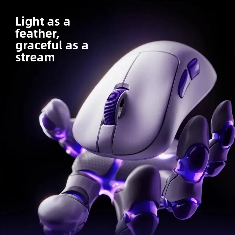 AKKO Nest Dual 8K ماوس لاسلكي ثلاثي الأوضاع PAW3950 مستشعر الألعاب ماوس 30K DPI سائق اليد اليمنى بلوتوث الفئران الرياضية الإلكترونية