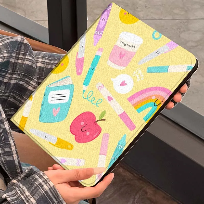 

Daily Necessities Pattern Case For iPad Pro 10th 11th 5th 6th 7 8 9 2 gen 11 13 M4 M5 10.2 9.7 12.9 10.5 10.9 Inch Tablet