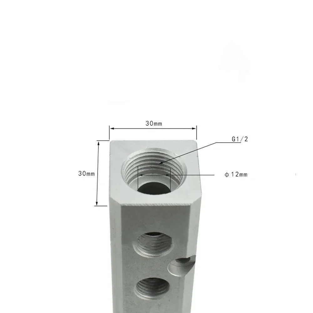 With Quick Plug Connector 1/2” BSP 30x30mm G1/2