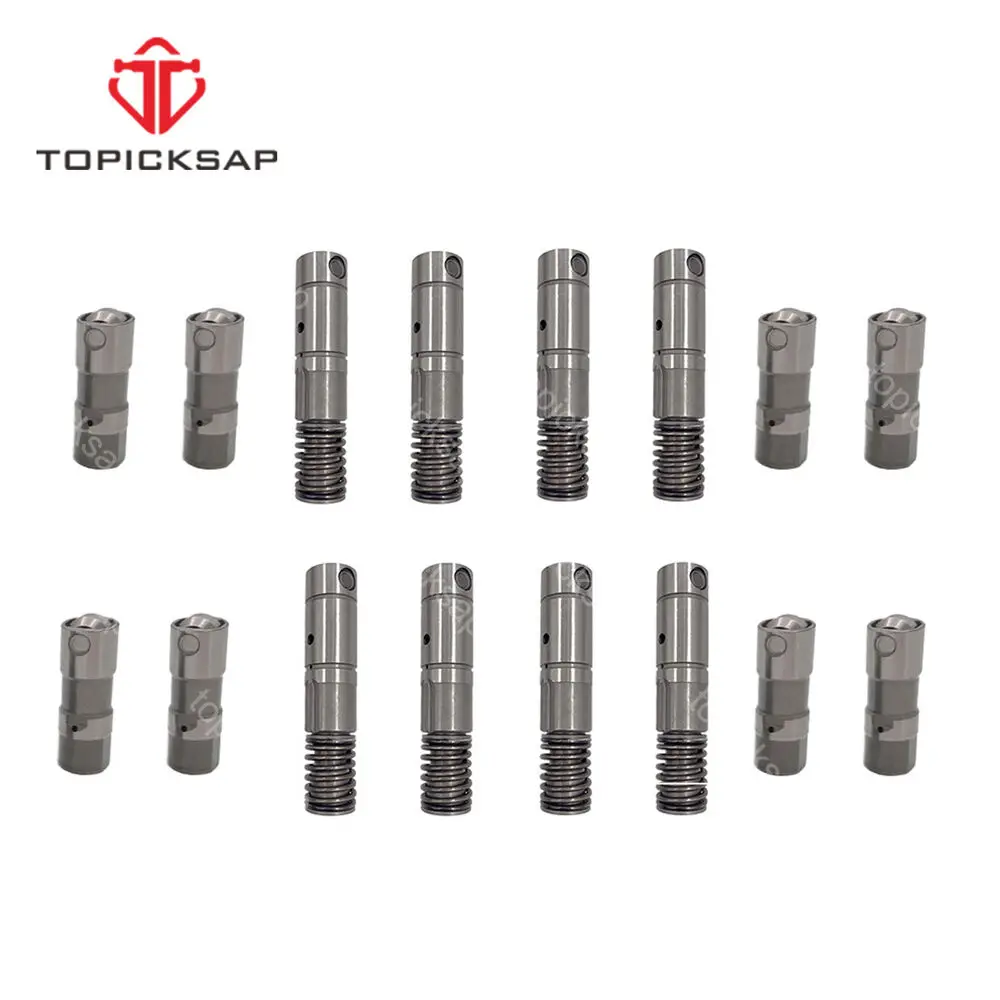 TOPICKSAP 16pcs Valve Tappets Lifters for Buick Cadillac Escalade Chevy Suburban 1500 GMC Pontiac HUMMER 12499225 12645725