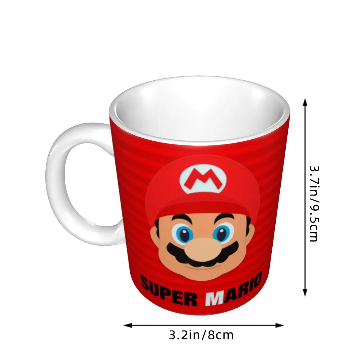 Canecas de café Super Marios Merch Kawaii Videogames Xícaras de chá Presentes