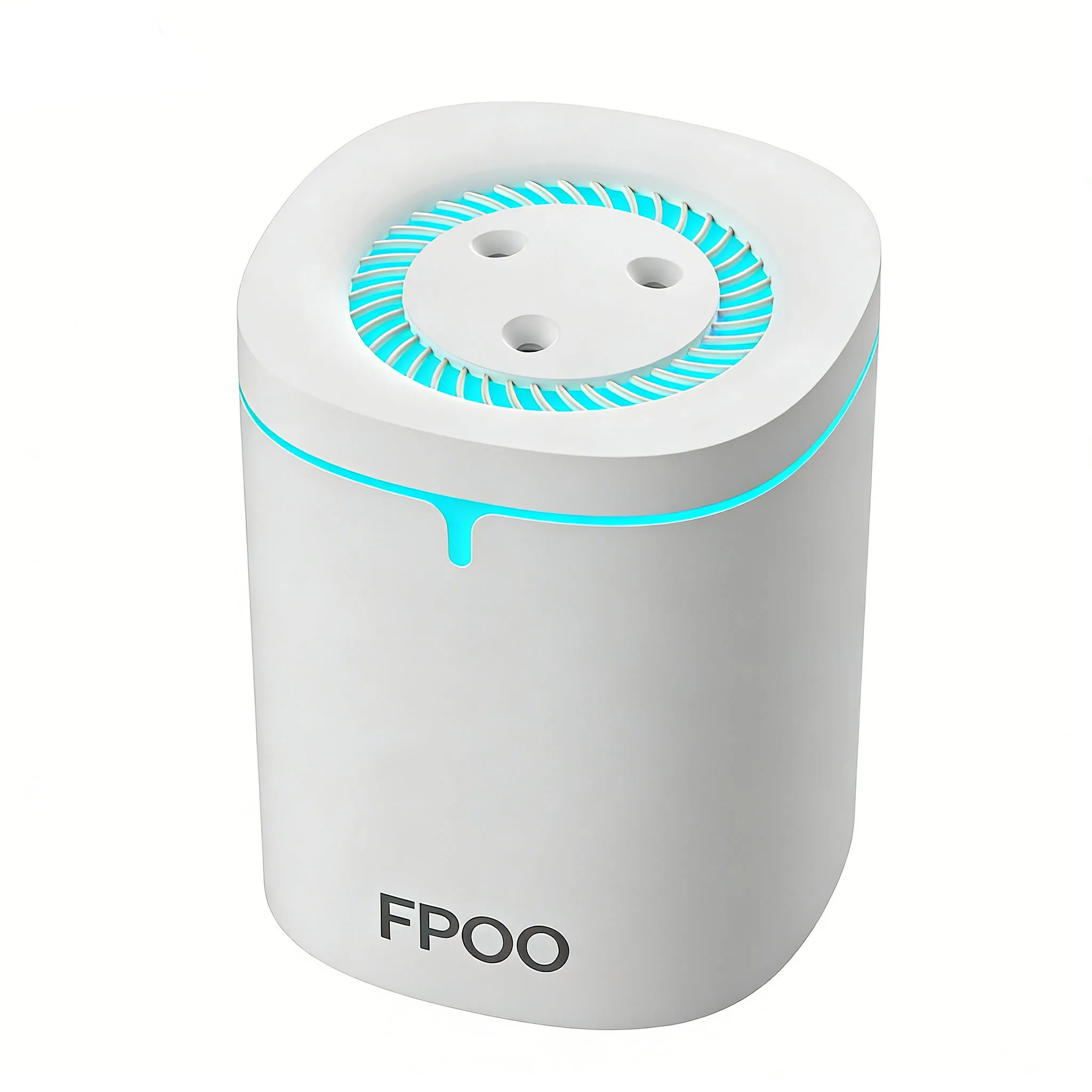 FPOO Mini-Luftbefeuchter 5L mit USB, elektrischer Diffusor, ätherischer Luftreiniger, Aromatherapie, LED-Leuchten für Auto, Zuhause, Schlafzimmer