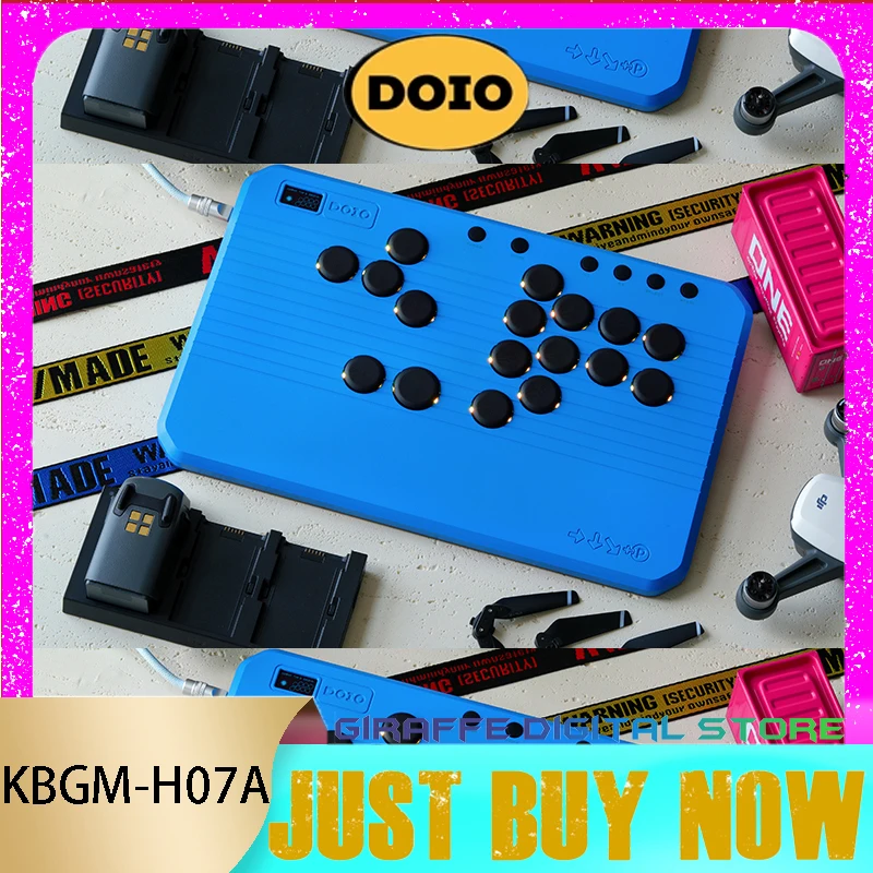 

DOIO HITBOX KBGM-H07A игровая клавиатура, многоклавишная механическая клавиатура из алюминиевого сплава под заказ PBT Type-C OLED для переключателя PS5