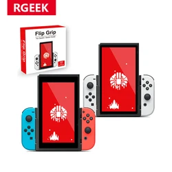 RGEEK Vertical Bracket Grip Flip for Nintend Switch OLED/Switch Game Console to Play Vertical Screen Game,Switch Holder Bracket