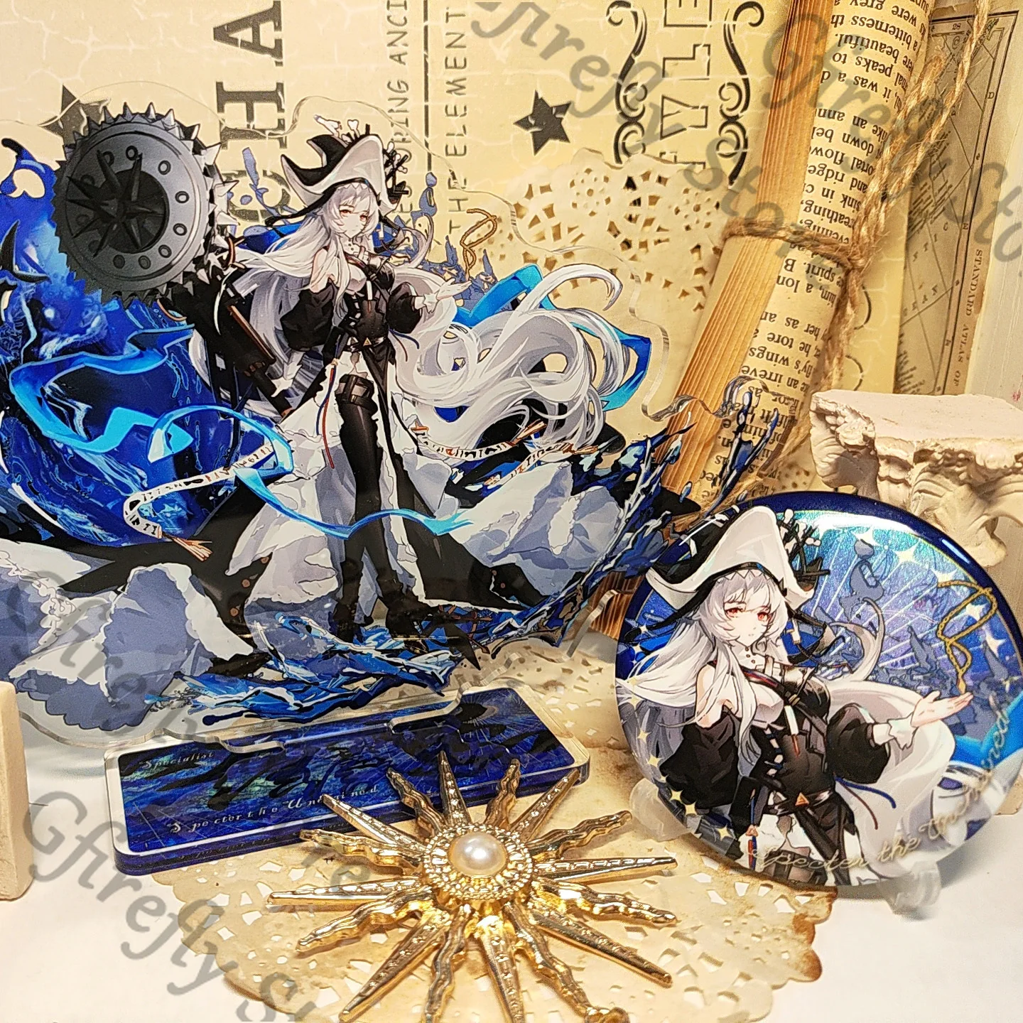 

Arknights Acrylic Standing Sign Colleagues Show Shelf Indicative Board Badge Ambitus Emblem Specter The Unchained Anime Gift