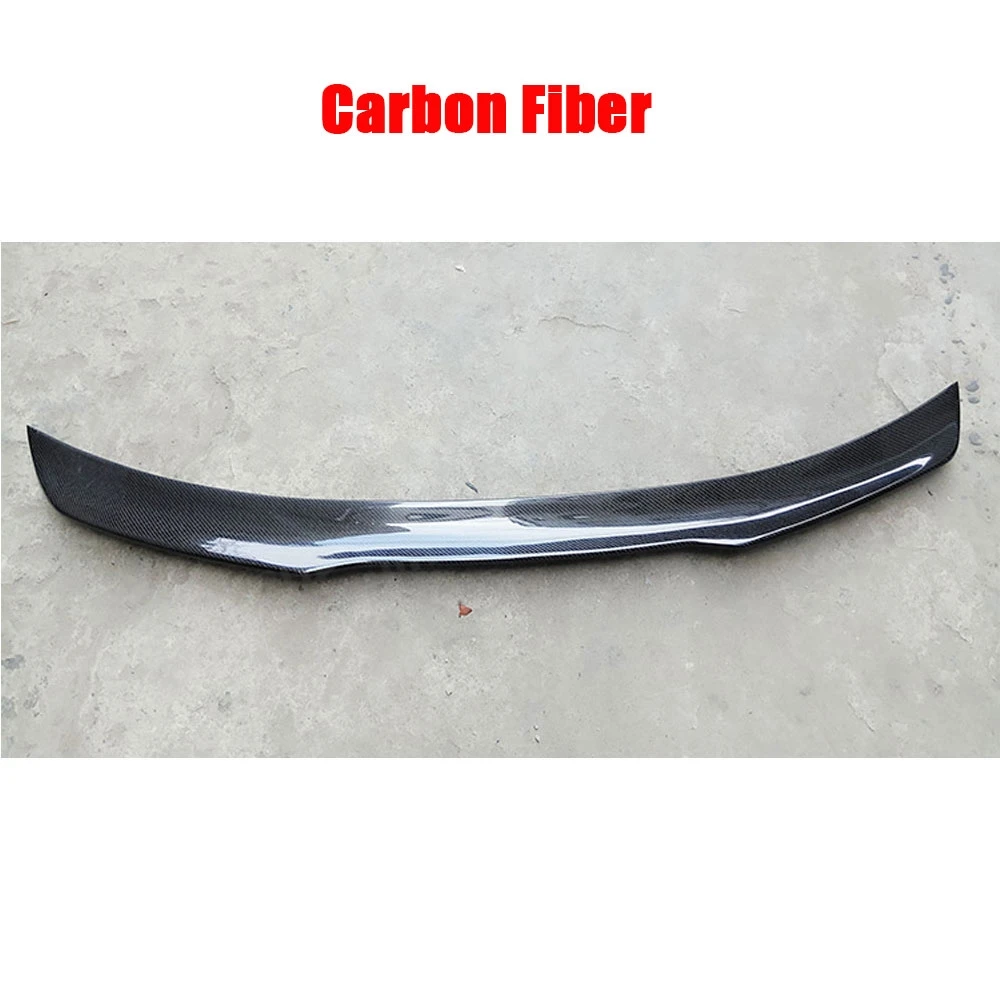 

JCYECF Carbon Fiber Rear Lip Spoiler Wings For Ford Mustang GT V8 V6 GT350R Coupe 2015-2021 Duckbill Rear Trunk Wing Spoiler