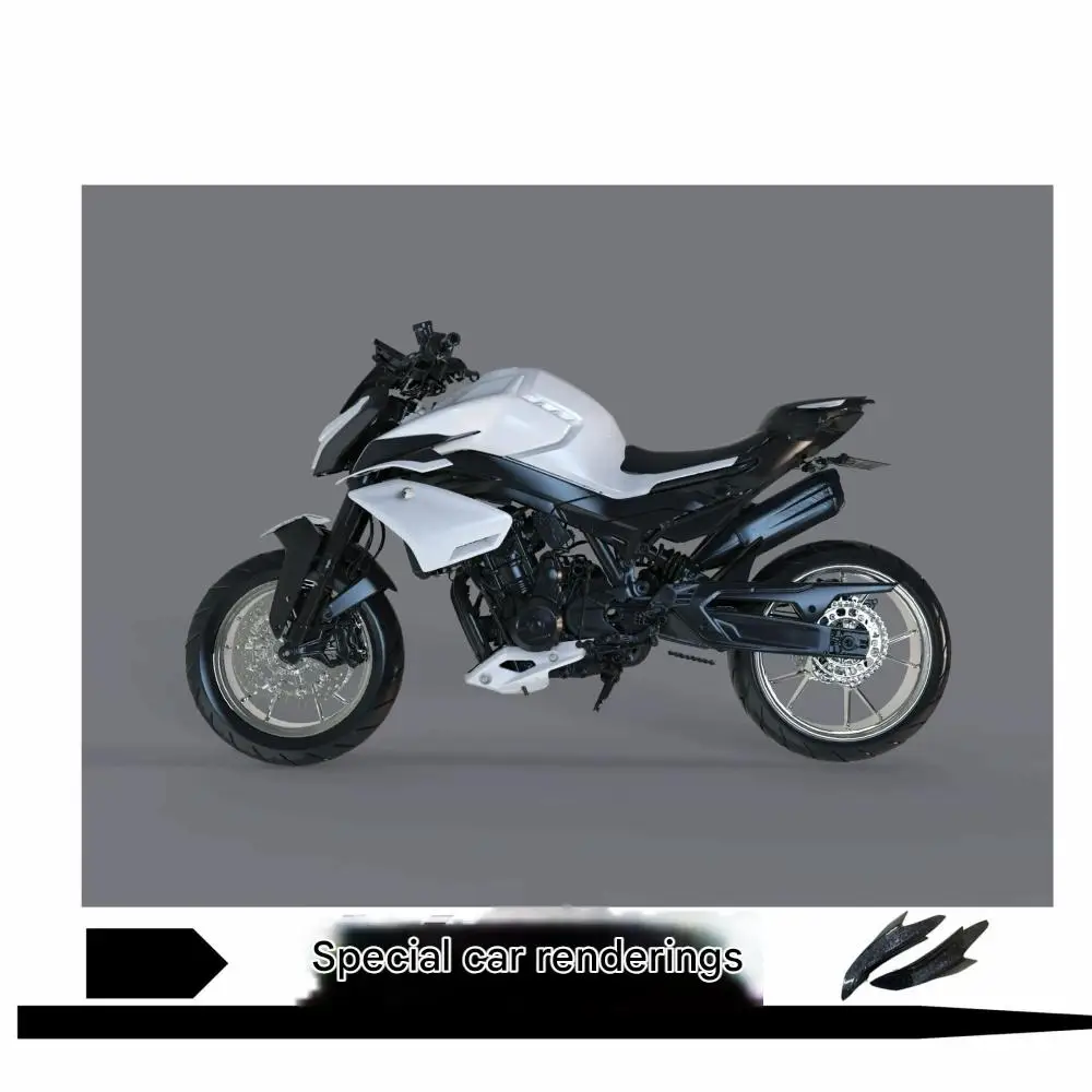لـ CFMOTO 800NK دليل مسار الجناح الثابت لوحة جانبية المنافسة الجانبية ملحقات تعديل الرياح الثابتة