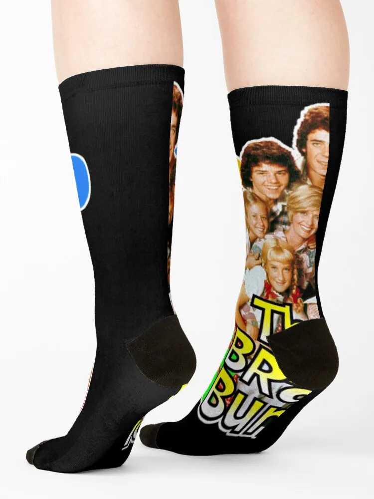The Brady Bunch T-Shirt Socks christmas gifts Soccer Stockings man Climbing Socks Woman Men's