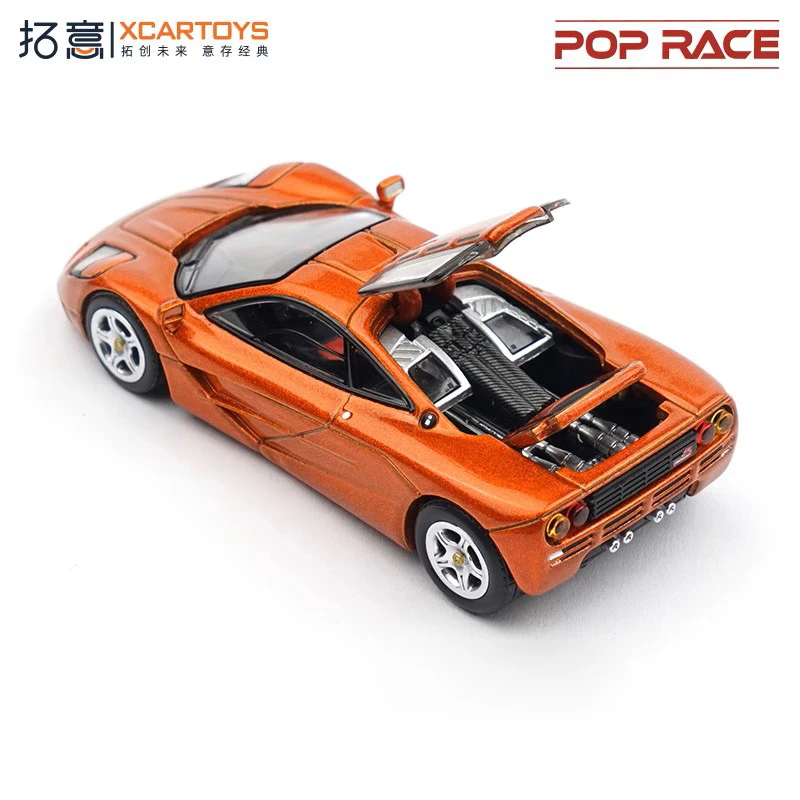 Xcartoys x POP RACE 1:64 F1 オレンジ ダイキャスト モデルカー