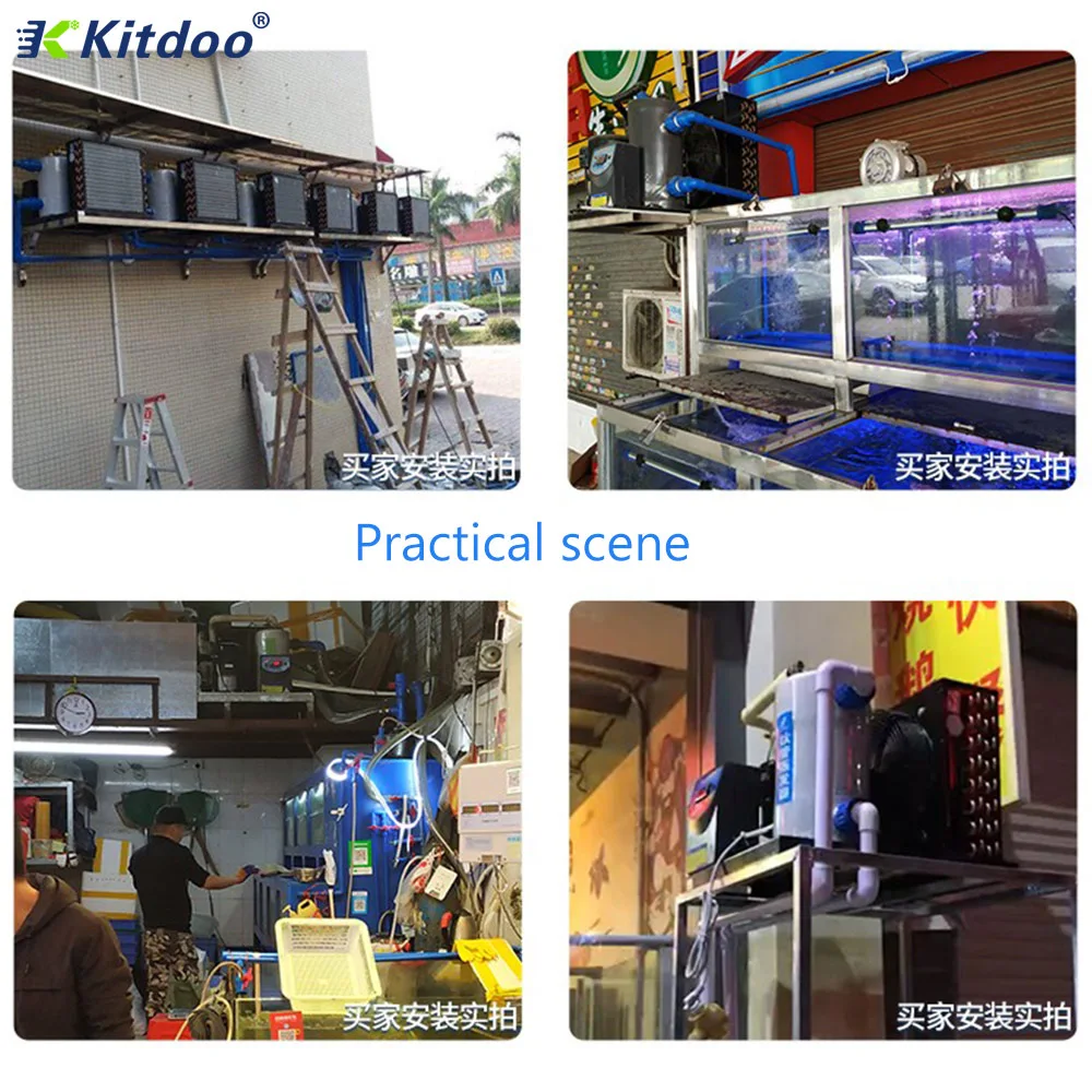 Restaurant Water Tank Chiller Seafood Cooler and Heater Seawater Chiller for Fish Farming Aquaculture 6