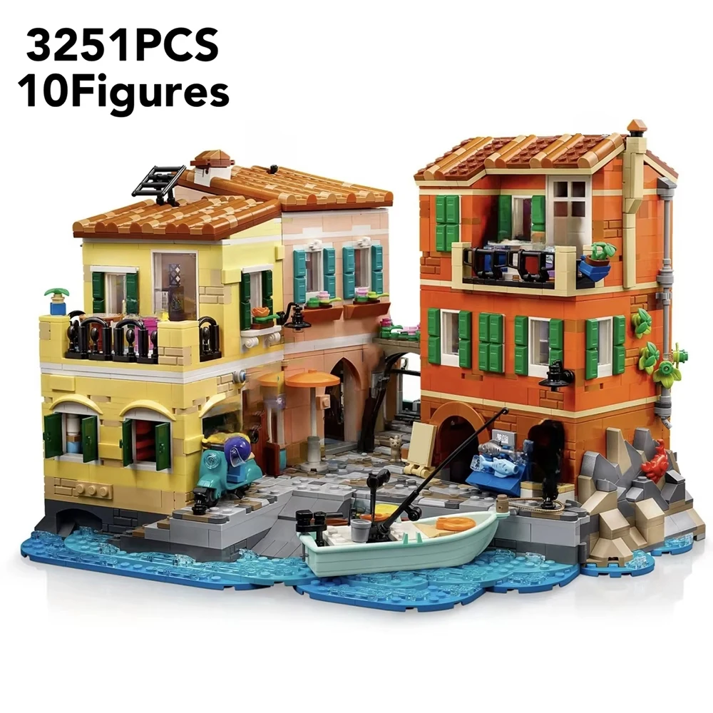 2026 neue beliebte Spielzeuge 3251-teiliges Weltberühmtes Stadtmodell Baukasten Pädagogisches Montage-Spielzeug für Kinder Geburtstagsgeschenke
