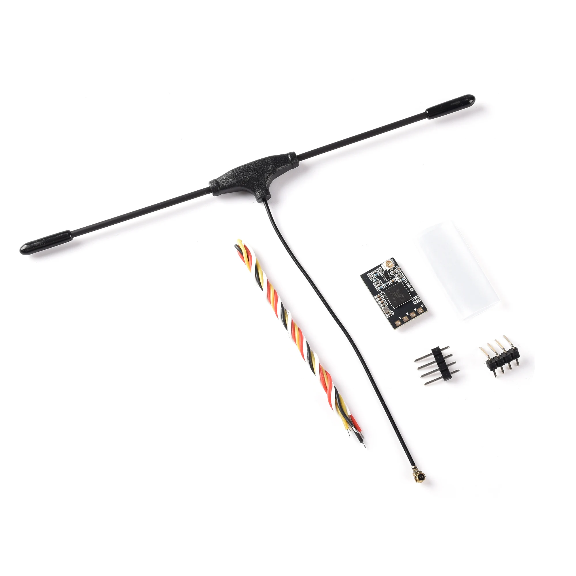 Receptor ELRS NANO 750MHz 868MHz FPV con antena tipo T MCU ESP8285 50mW potencia de telemetría para drones FPV de largo alcance/cuadricóptero