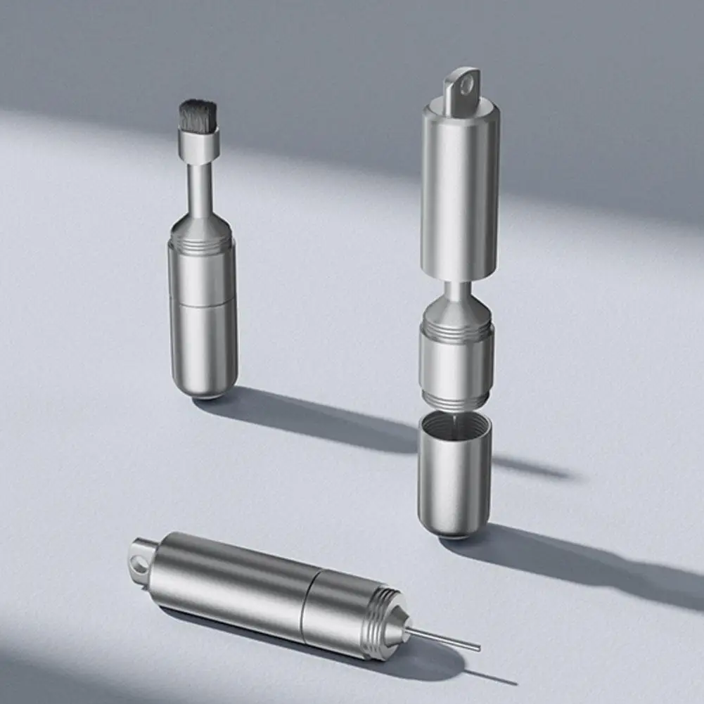 2IN1 سيم بطاقة صينية أداة إزالة الصواميل إخراج دبوس سماعات الأذن تنظيف فرشاة إعادة تعيين أدوات إبرة فتاحة الأنظف مجموعة أقلام آيفون Airpods #5