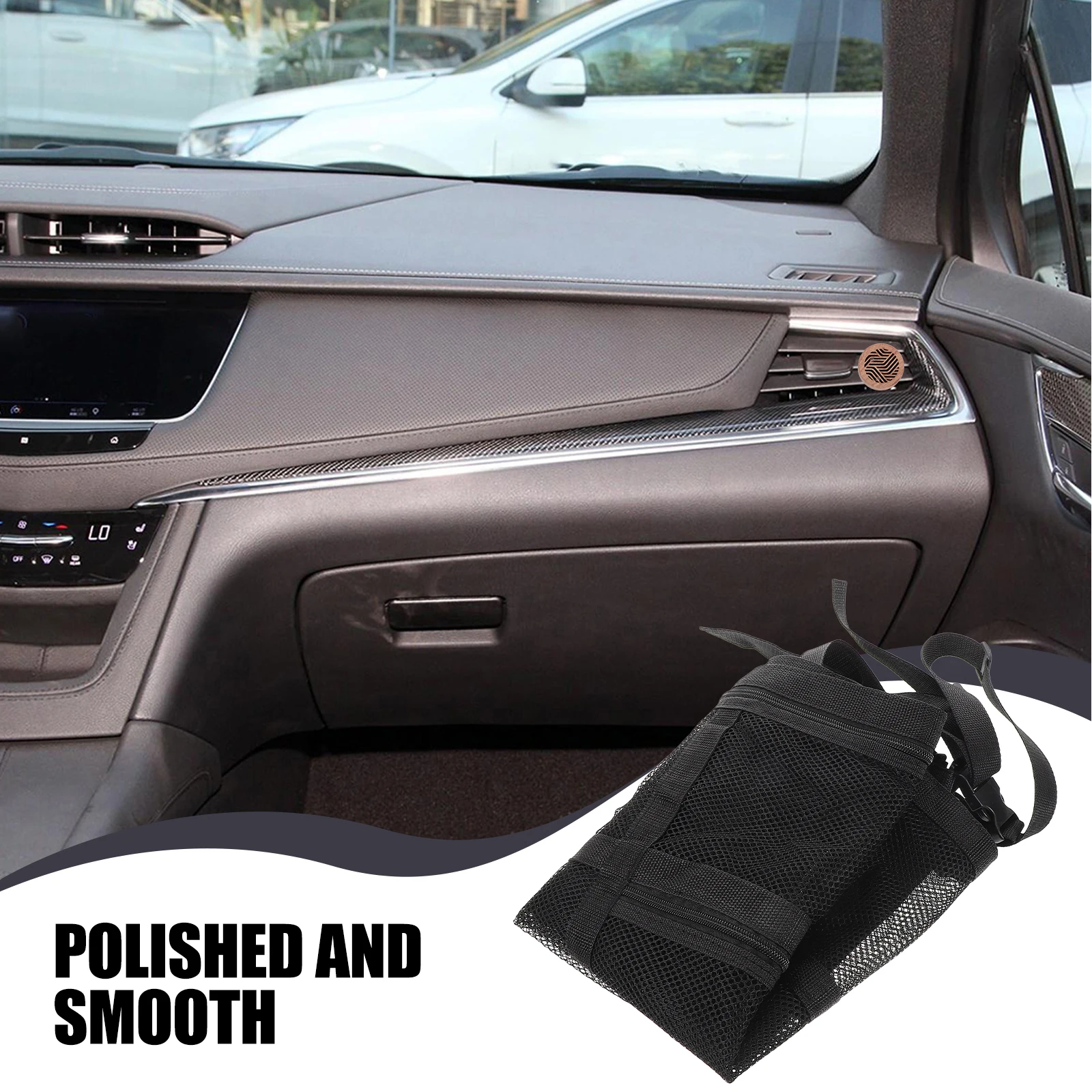 

Car Roof Storage Net Camping Organizer Ceiling Cargo for Long Trips Mesh Pocket Truck Accessories