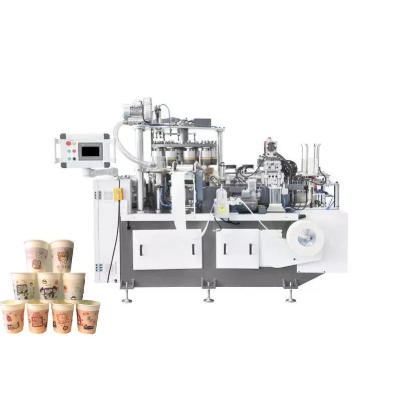 Runwo Fully Automatic Disposable Paper Coffee Carton Cup Making Machine Hot Sale Paper Cup Making Machine Low Price