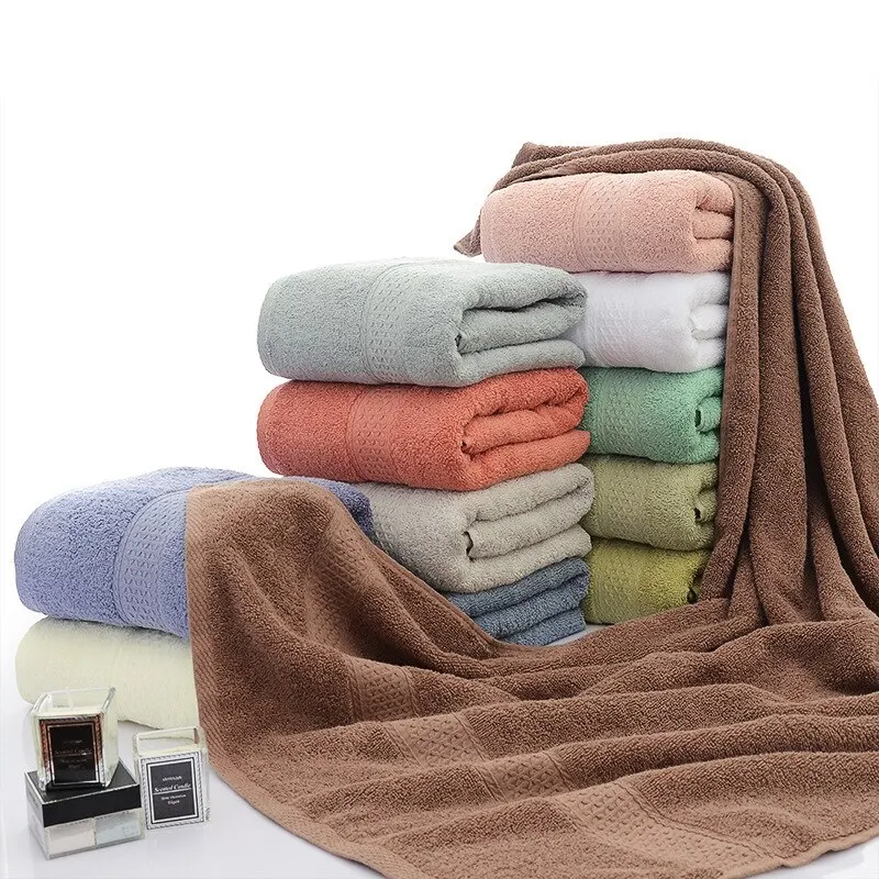 Ensemble de serviettes de bain en coton douces et absorbantes_voghion.com