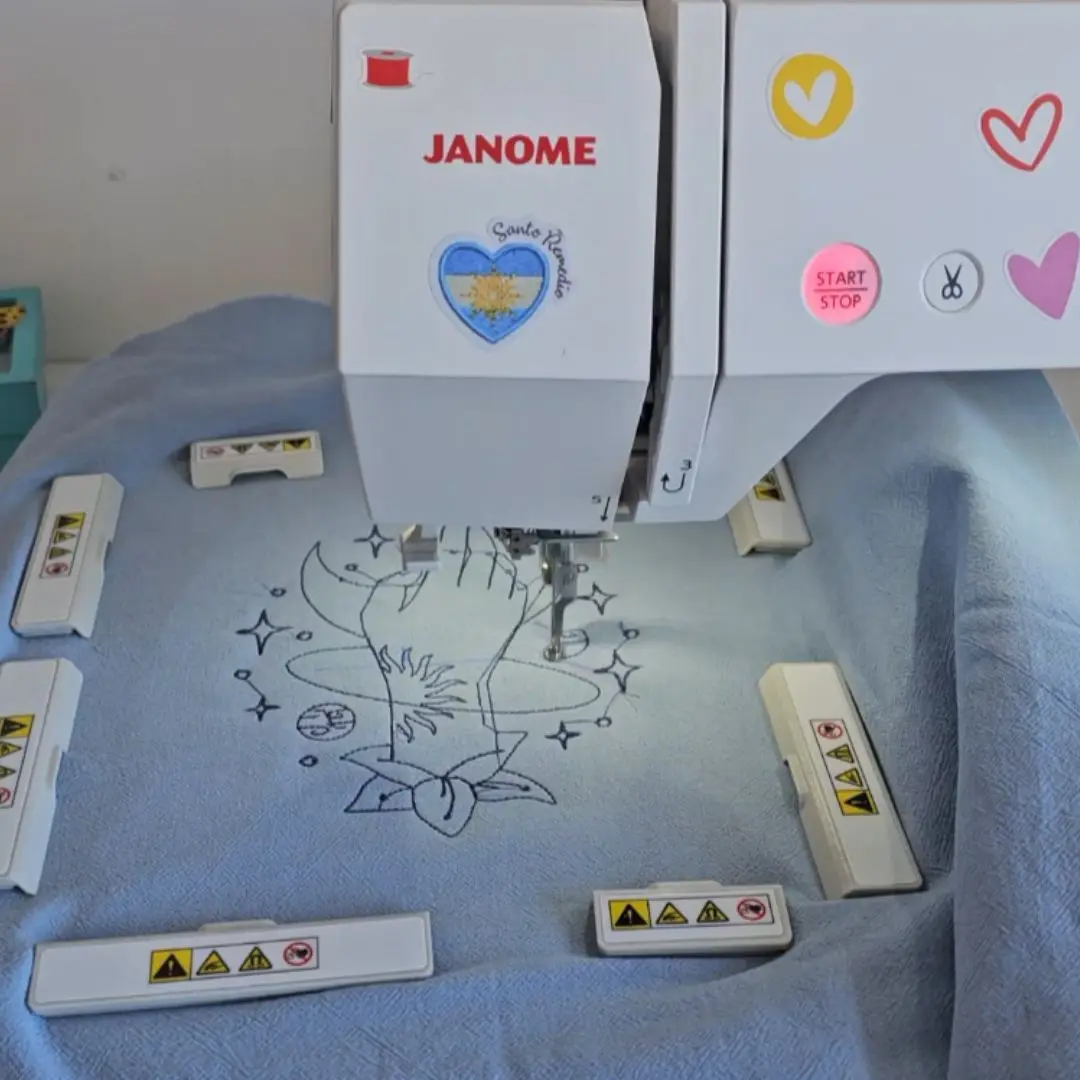 

JA4-2345MK Mighty Metal Magnetic Hoop for Janome Memory Craft 400E/500E/550E Elna eXpressive 830/830L embroidery machine