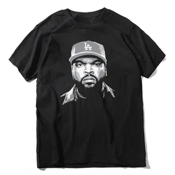Tee Shirts Half Price Guys Hip Hop Young Cotton Camisa Men Ice Cube NWA Oversized Anime Tshirt