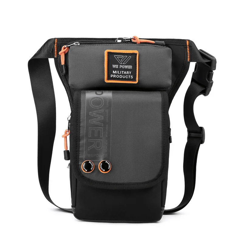 Mannen Been Drop Bag Heuptasje Voor Motorrijder Reizen 2024 Nieuwe Nylon Mannelijke Cross Body Schouderriem Heup Bum Dij Bags